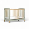 Kinderbett aus Holz in grau mit abmessungen 120 x 60 x 90 cm