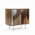 Sideboard aus massivem Holz in verschiedenen Holzfarben 80 x 40 x 75cm